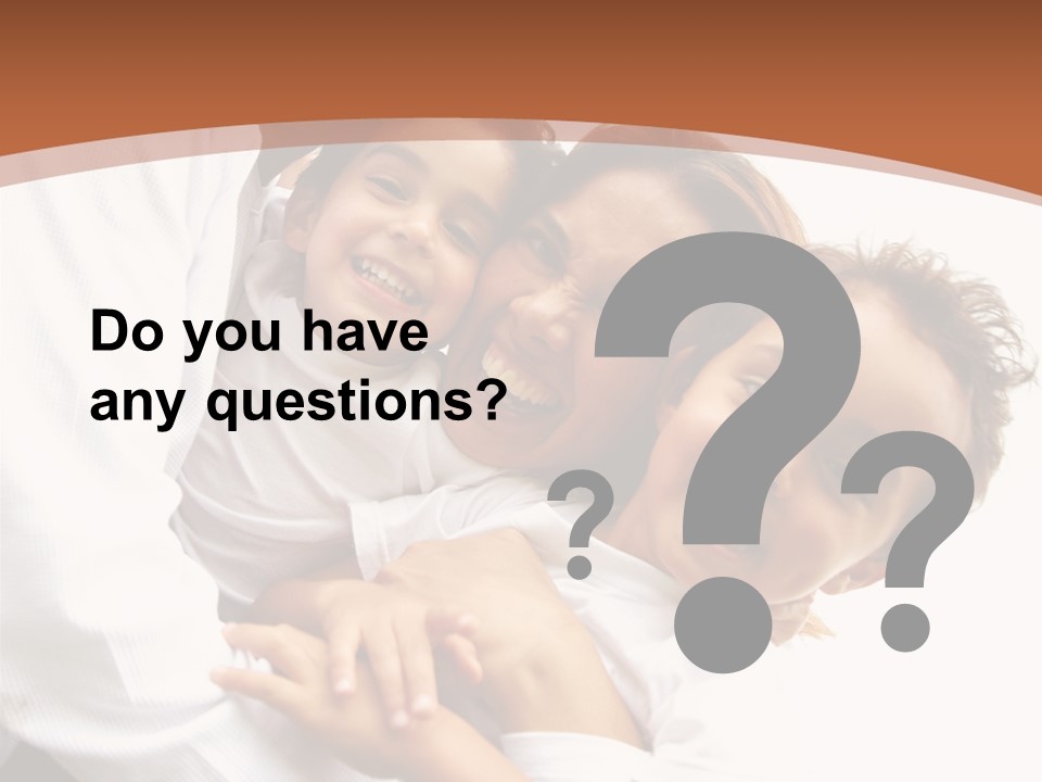 Family Lifestyle Portrait Of A Mum And Dad With Their Two Kids Having Fun Outdoors PowerPoint Template