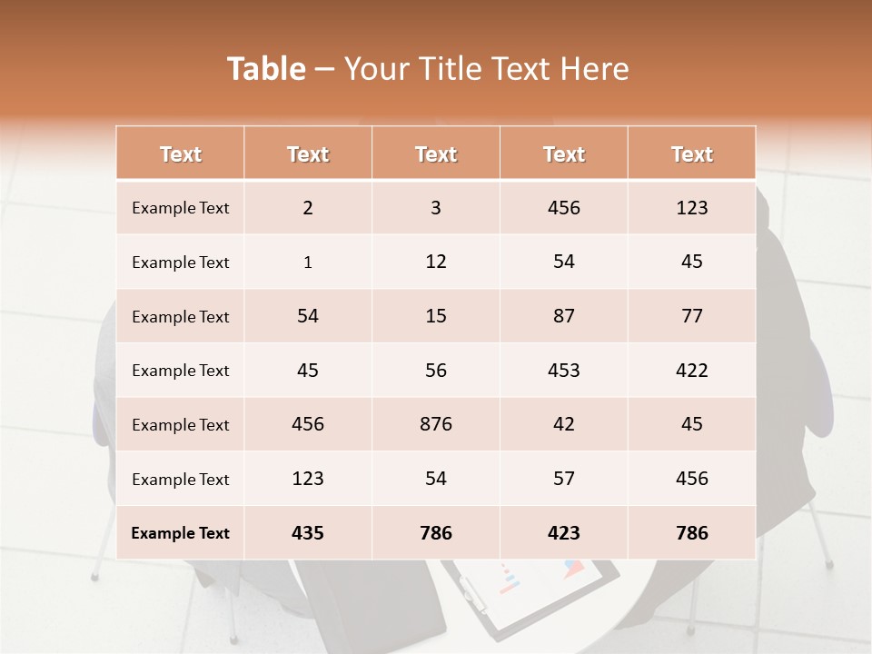 A Group Of Business People Shaking Hands Over A Table PowerPoint Template