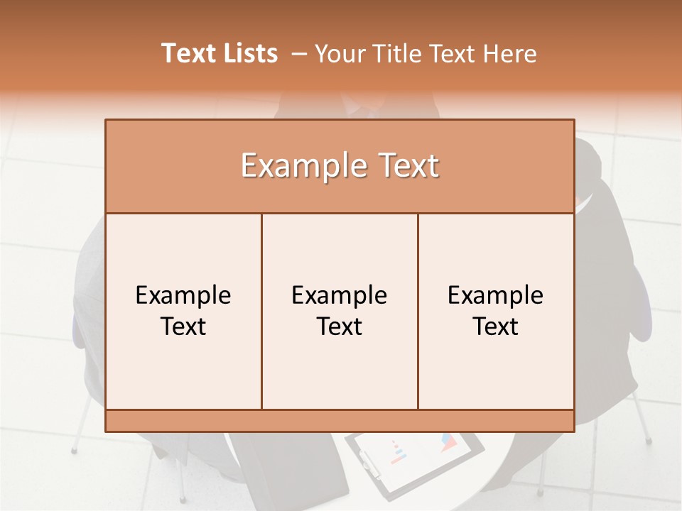 A Group Of Business People Shaking Hands Over A Table PowerPoint Template