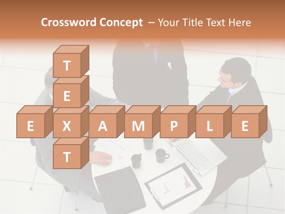 A Group Of Business People Shaking Hands Over A Table PowerPoint Template