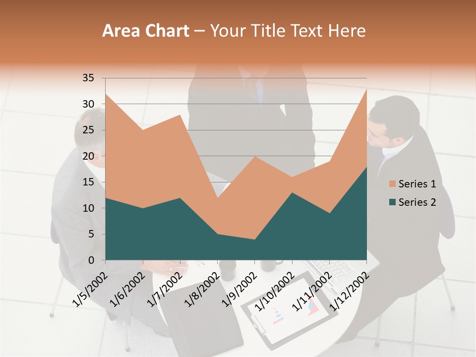 A Group Of Business People Shaking Hands Over A Table PowerPoint Template