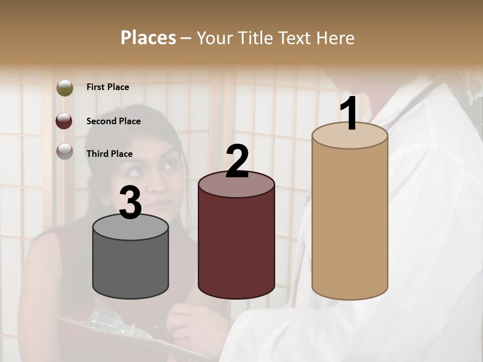 Man Lifting Weights At The Gym Looking Serious PowerPoint Template