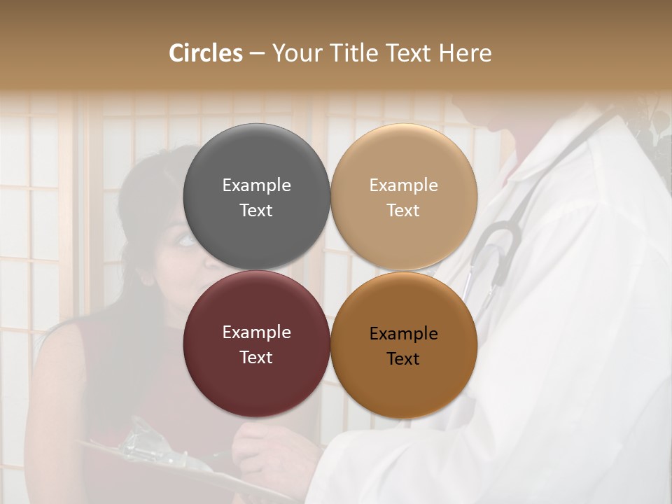 Man Lifting Weights At The Gym Looking Serious PowerPoint Template