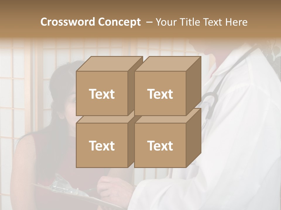 Man Lifting Weights At The Gym Looking Serious PowerPoint Template