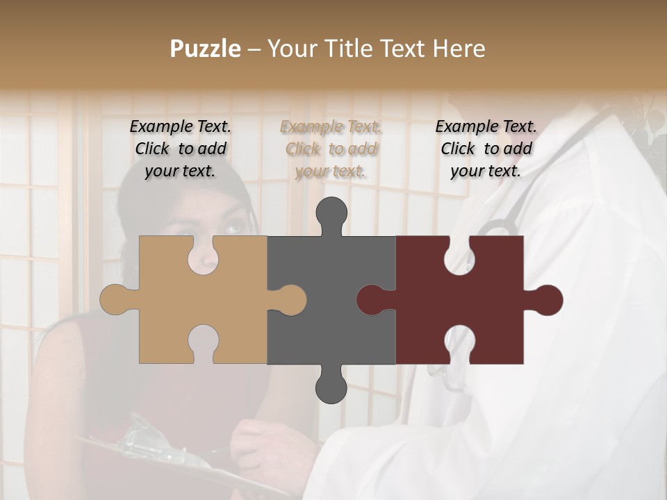 Man Lifting Weights At The Gym Looking Serious PowerPoint Template