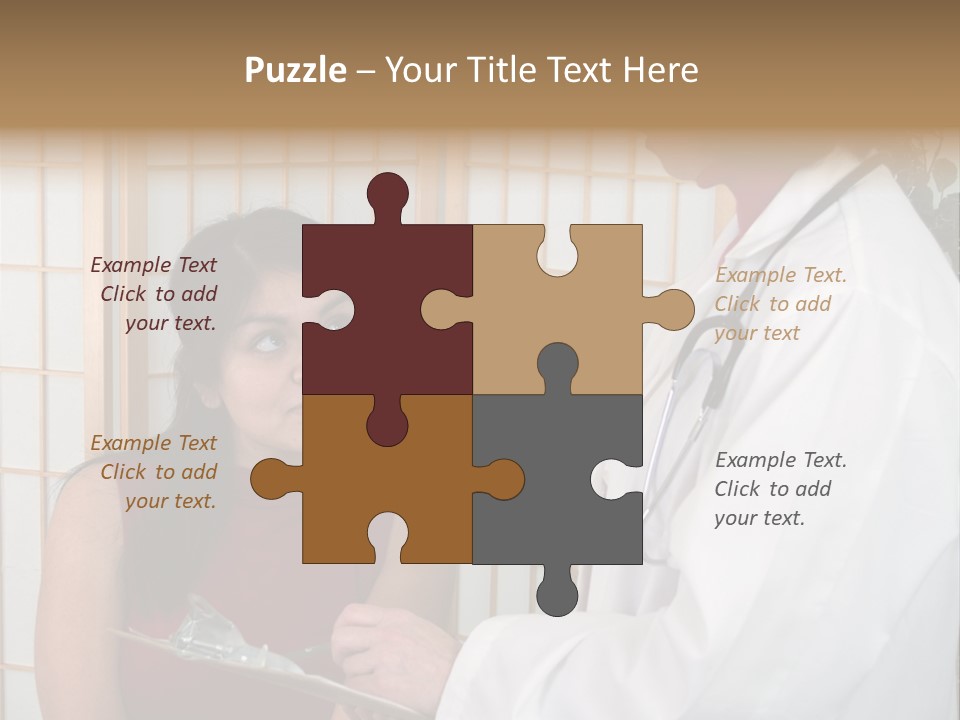 Man Lifting Weights At The Gym Looking Serious PowerPoint Template