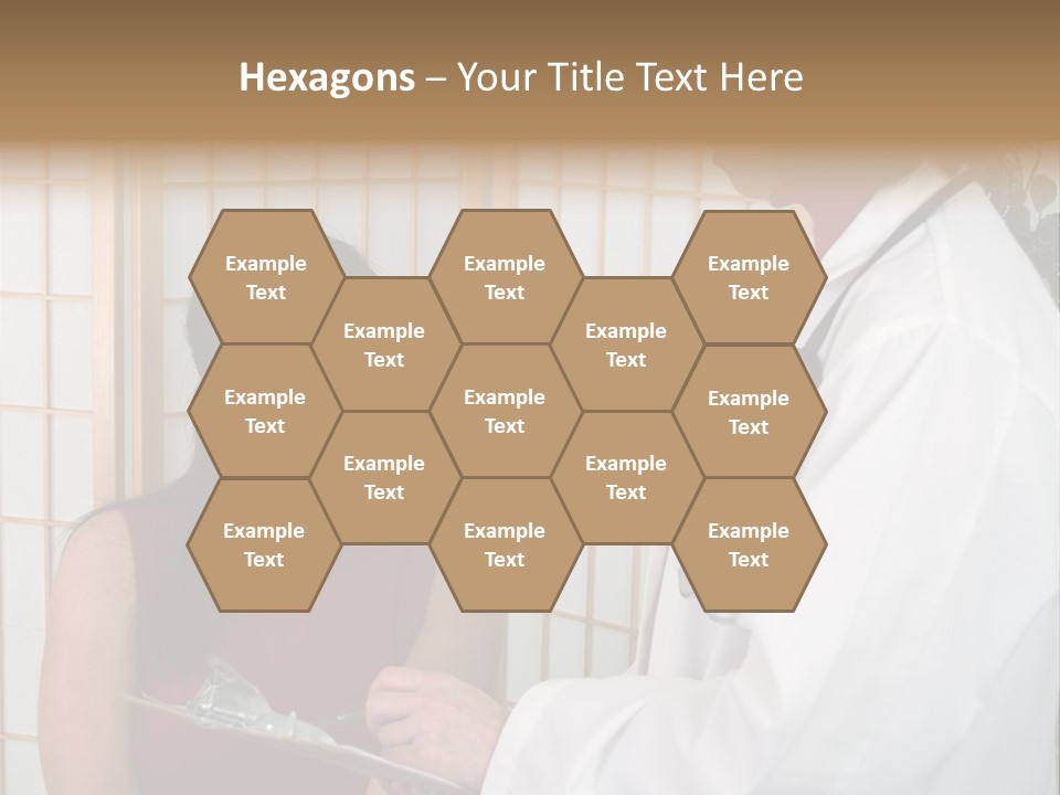 Man Lifting Weights At The Gym Looking Serious PowerPoint Template