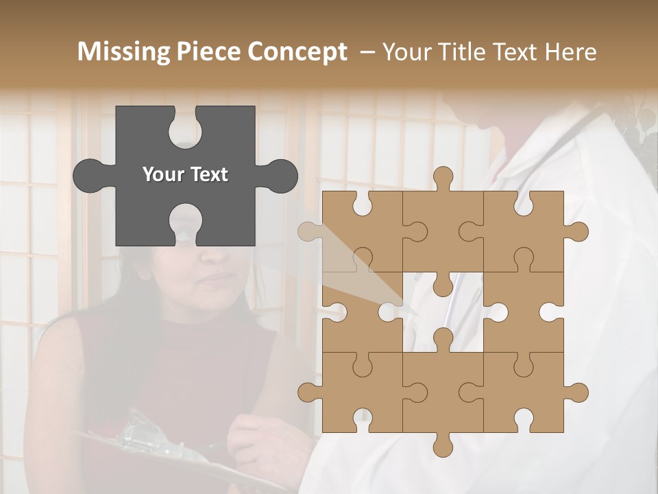 Man Lifting Weights At The Gym Looking Serious PowerPoint Template