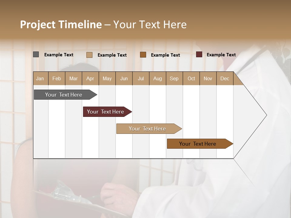Man Lifting Weights At The Gym Looking Serious PowerPoint Template