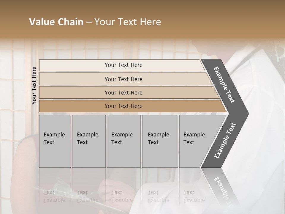 Man Lifting Weights At The Gym Looking Serious PowerPoint Template