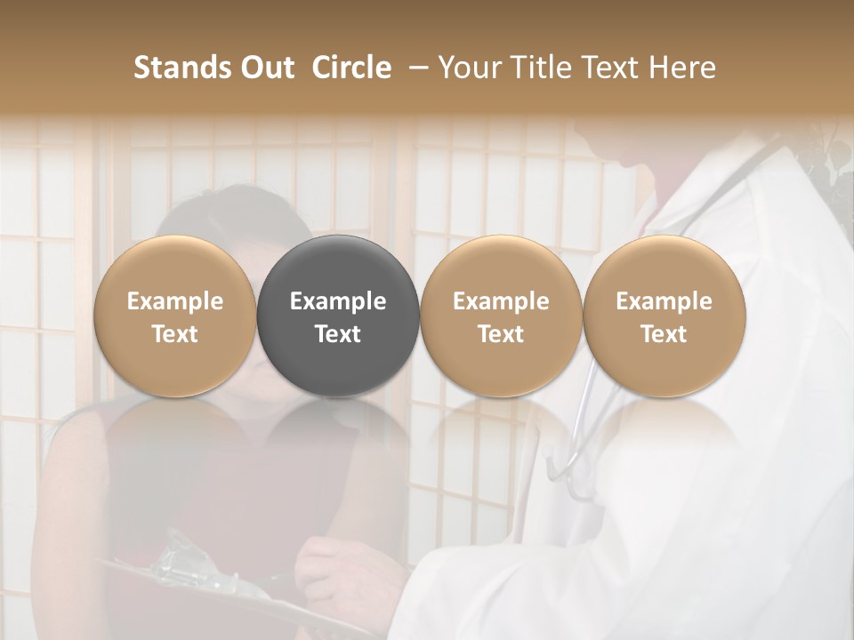 Man Lifting Weights At The Gym Looking Serious PowerPoint Template