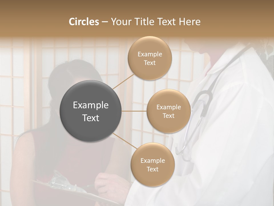 Man Lifting Weights At The Gym Looking Serious PowerPoint Template