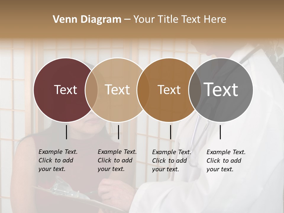 Man Lifting Weights At The Gym Looking Serious PowerPoint Template