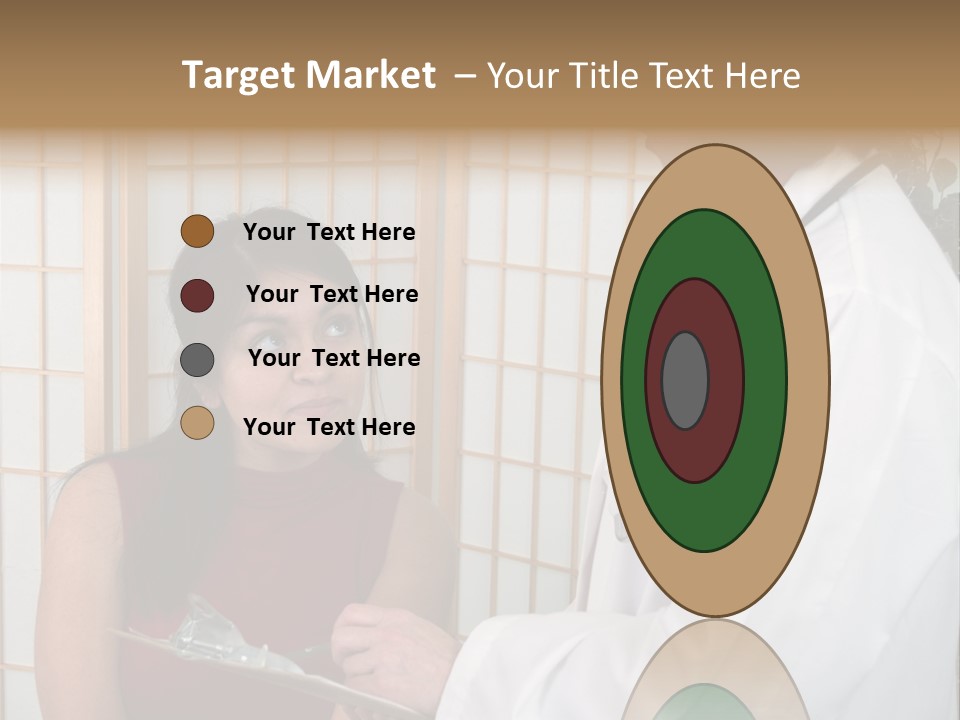 Man Lifting Weights At The Gym Looking Serious PowerPoint Template