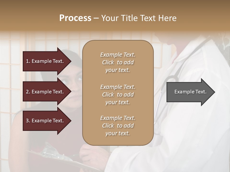 Man Lifting Weights At The Gym Looking Serious PowerPoint Template