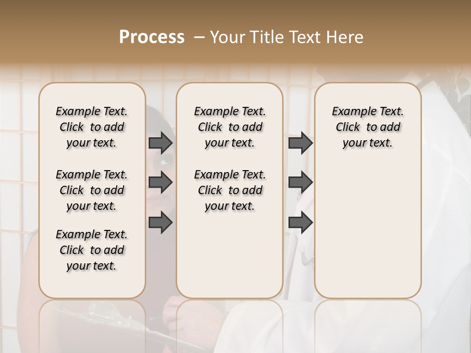 Man Lifting Weights At The Gym Looking Serious PowerPoint Template