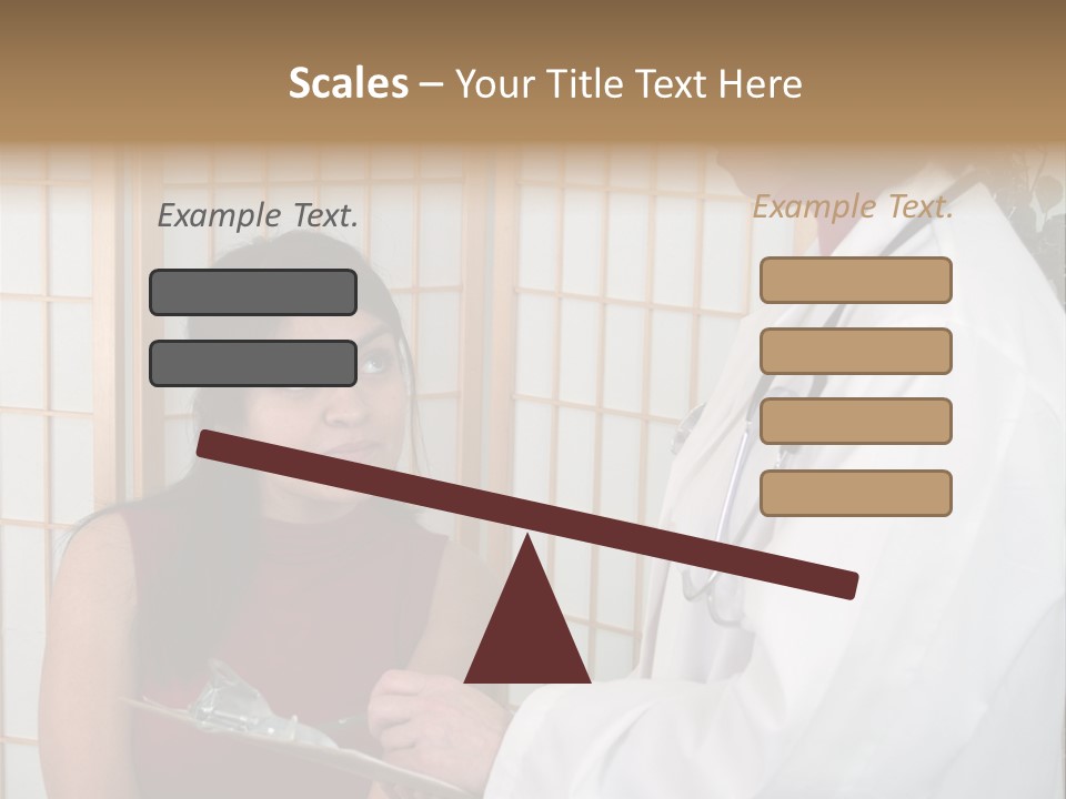 Man Lifting Weights At The Gym Looking Serious PowerPoint Template