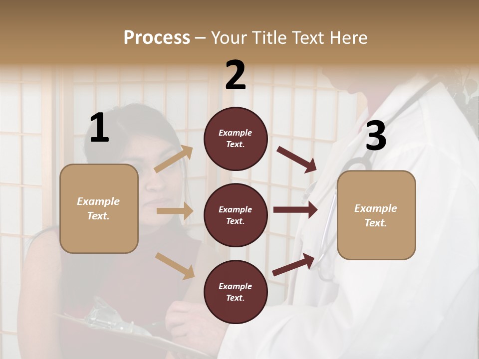 Man Lifting Weights At The Gym Looking Serious PowerPoint Template