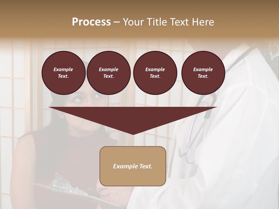 Man Lifting Weights At The Gym Looking Serious PowerPoint Template