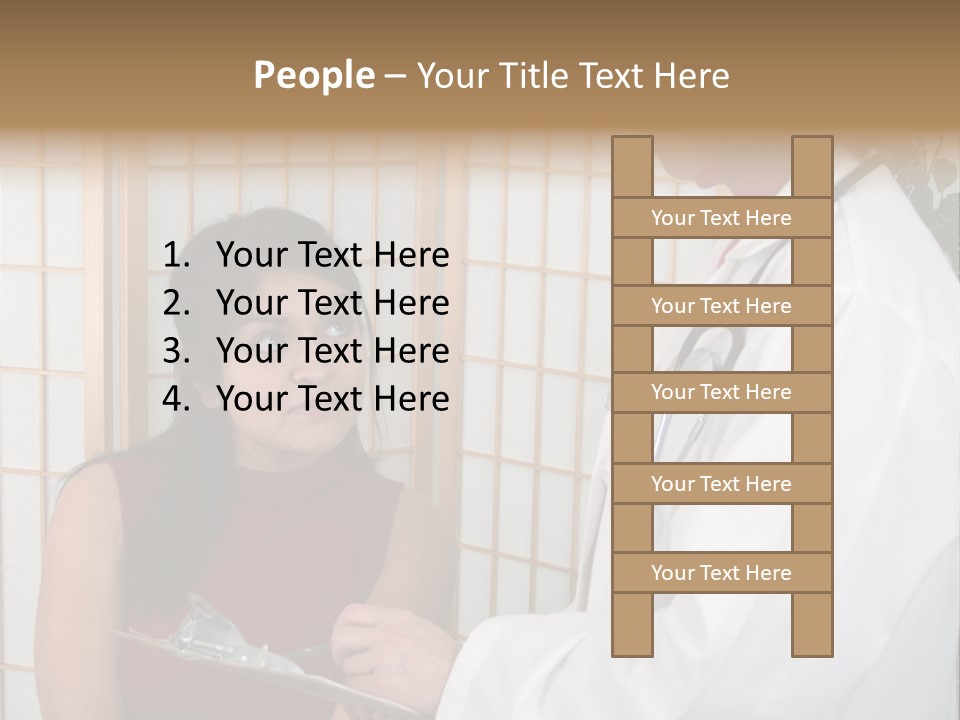 Man Lifting Weights At The Gym Looking Serious PowerPoint Template