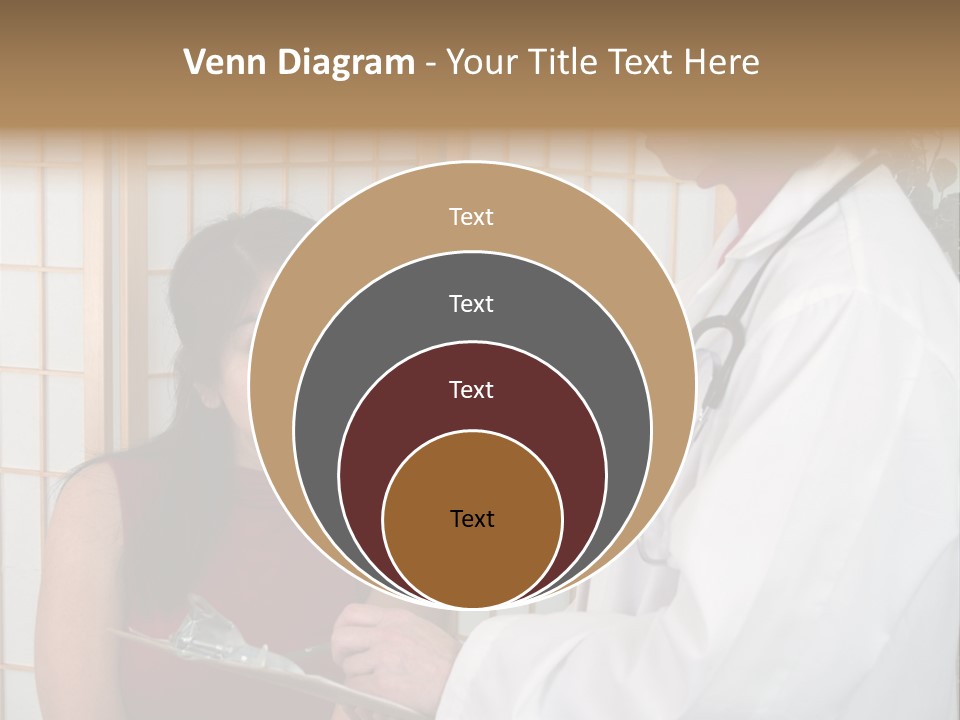 Man Lifting Weights At The Gym Looking Serious PowerPoint Template