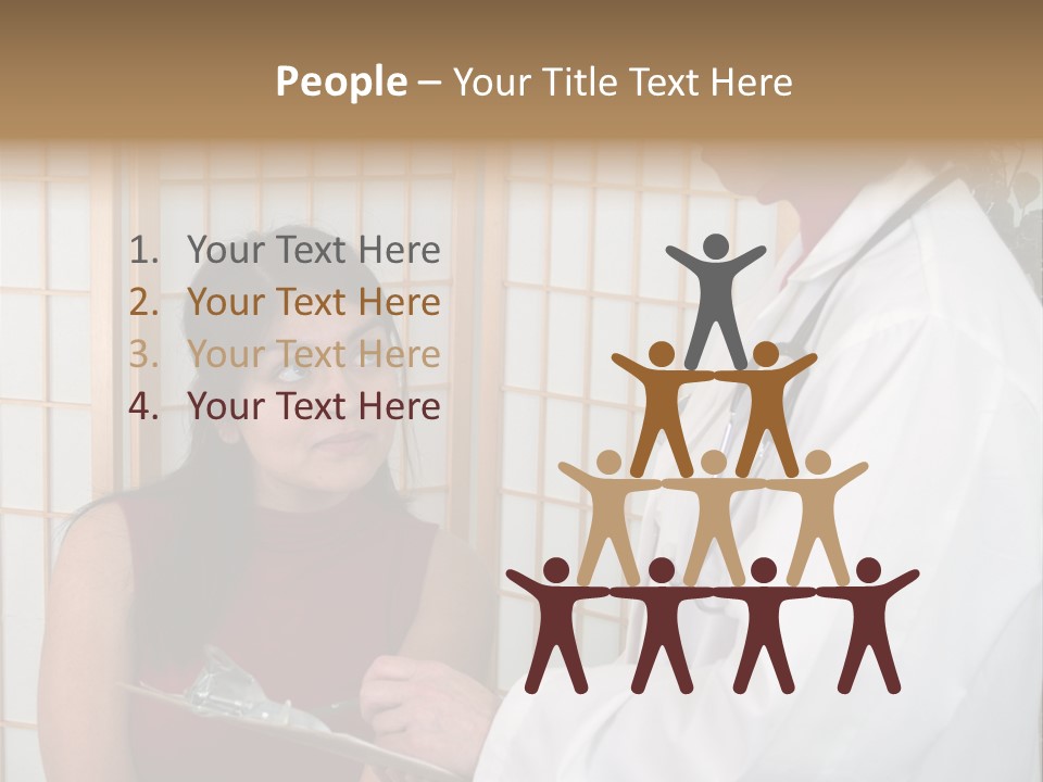 Man Lifting Weights At The Gym Looking Serious PowerPoint Template