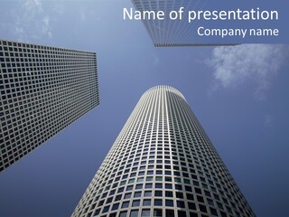 Azrieli Center, Tel Aviv PowerPoint Template