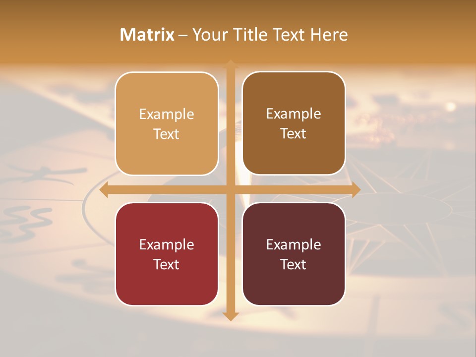 Magic Pendulum And Cards Of Tarots On Astrological Background PowerPoint Template