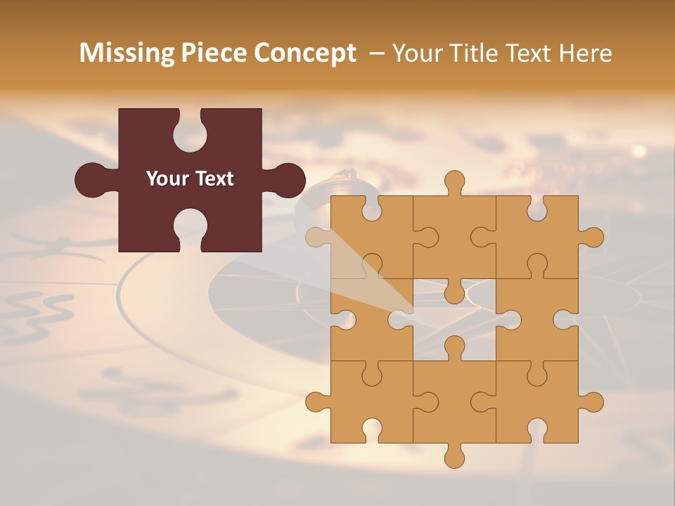 Magic Pendulum And Cards Of Tarots On Astrological Background PowerPoint Template