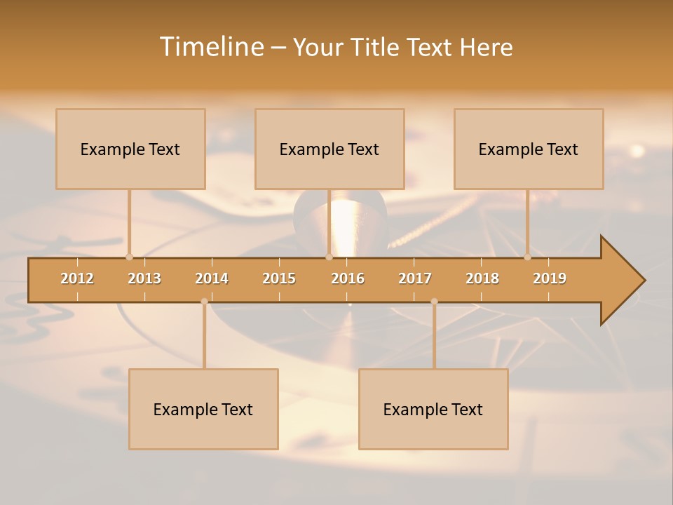 Magic Pendulum And Cards Of Tarots On Astrological Background PowerPoint Template