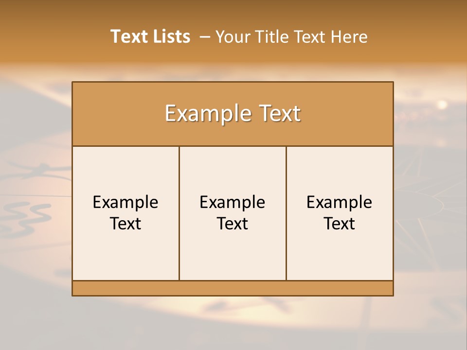Magic Pendulum And Cards Of Tarots On Astrological Background PowerPoint Template