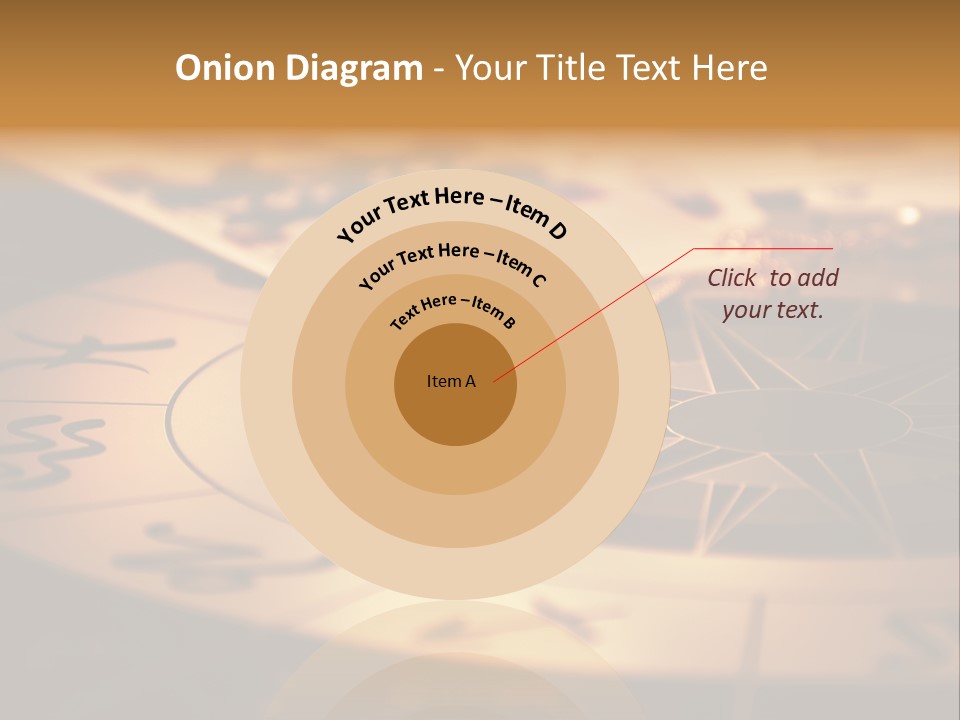 Magic Pendulum And Cards Of Tarots On Astrological Background PowerPoint Template