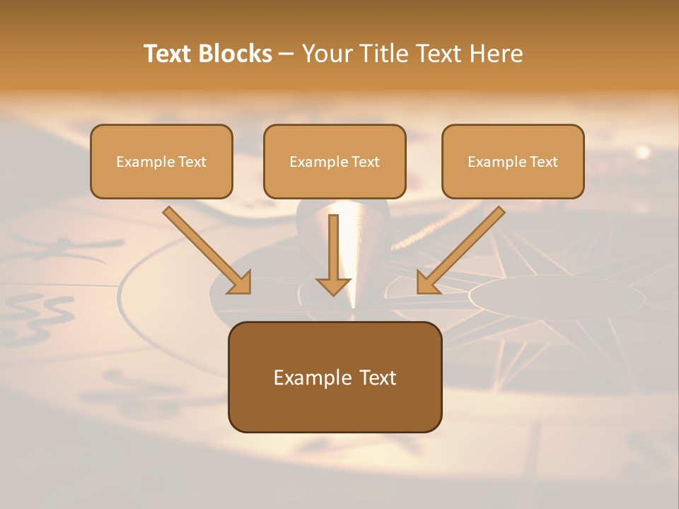 Magic Pendulum And Cards Of Tarots On Astrological Background PowerPoint Template