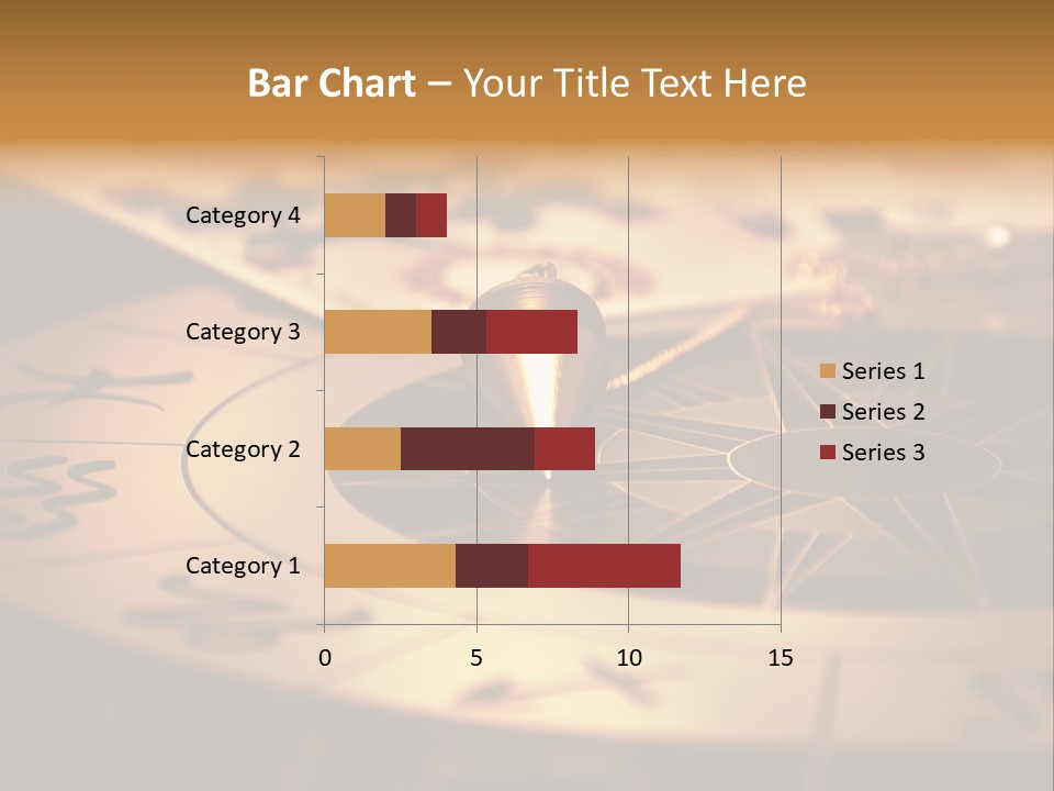 Magic Pendulum And Cards Of Tarots On Astrological Background PowerPoint Template