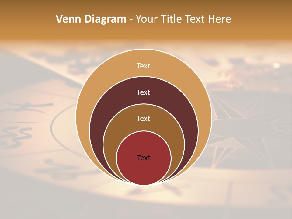 Magic Pendulum And Cards Of Tarots On Astrological Background PowerPoint Template