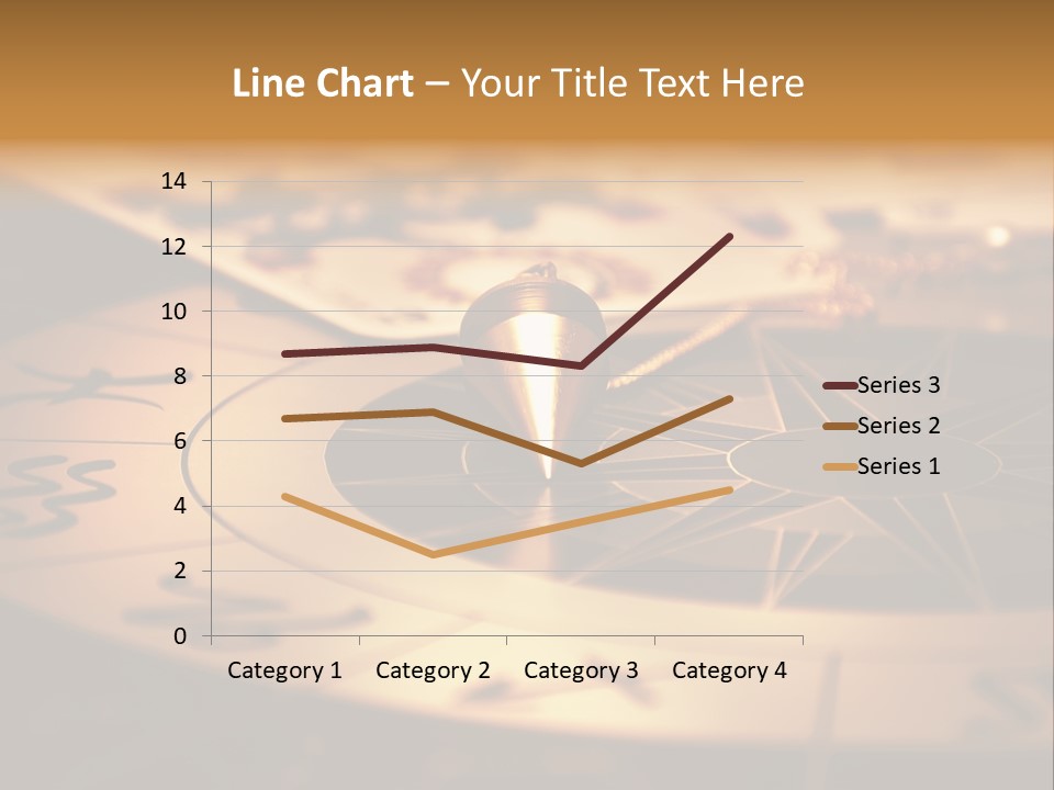 Magic Pendulum And Cards Of Tarots On Astrological Background PowerPoint Template