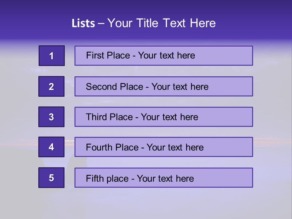 The Local Resident Of Islands, Steven PowerPoint Template