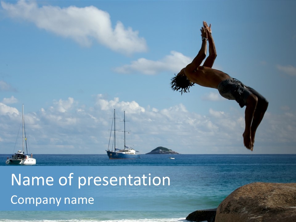 The Local Resident Of Islands, Steven PowerPoint Template