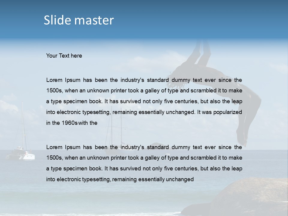 The Local Resident Of Islands, Steven PowerPoint Template