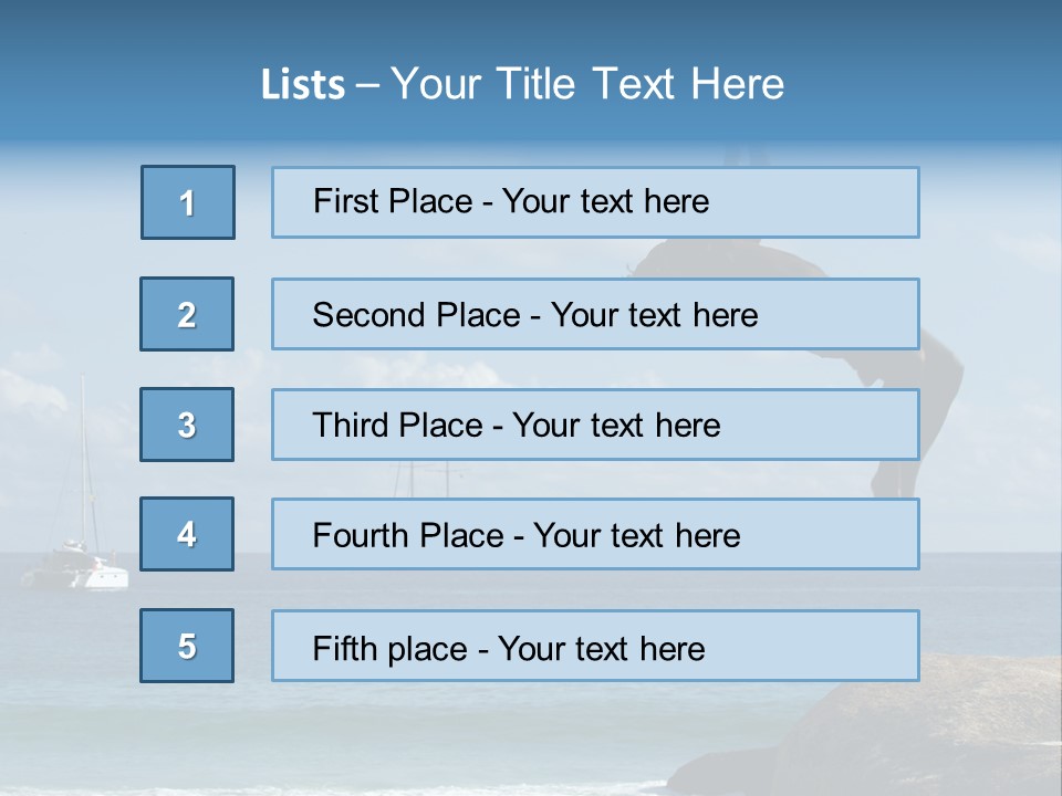 The Local Resident Of Islands, Steven PowerPoint Template