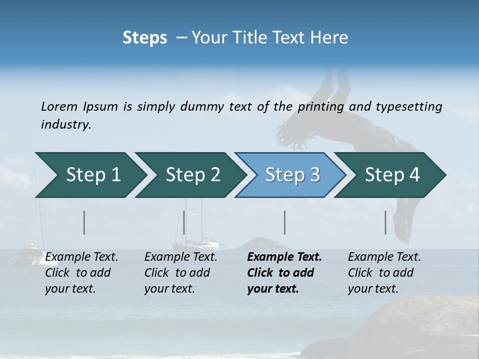 The Local Resident Of Islands, Steven PowerPoint Template