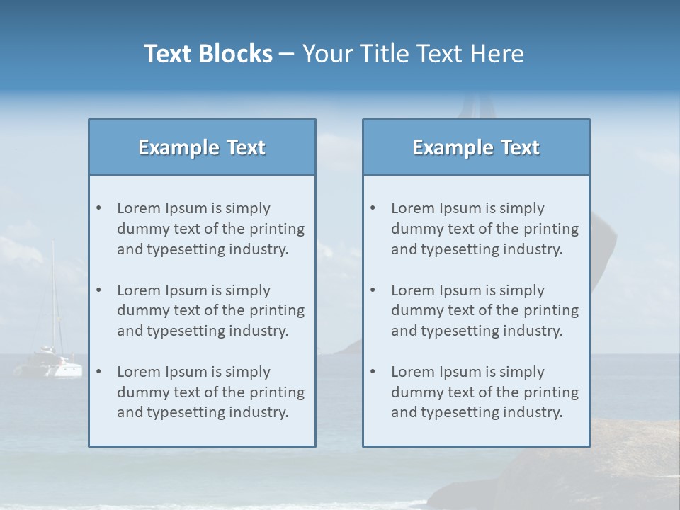 The Local Resident Of Islands, Steven PowerPoint Template