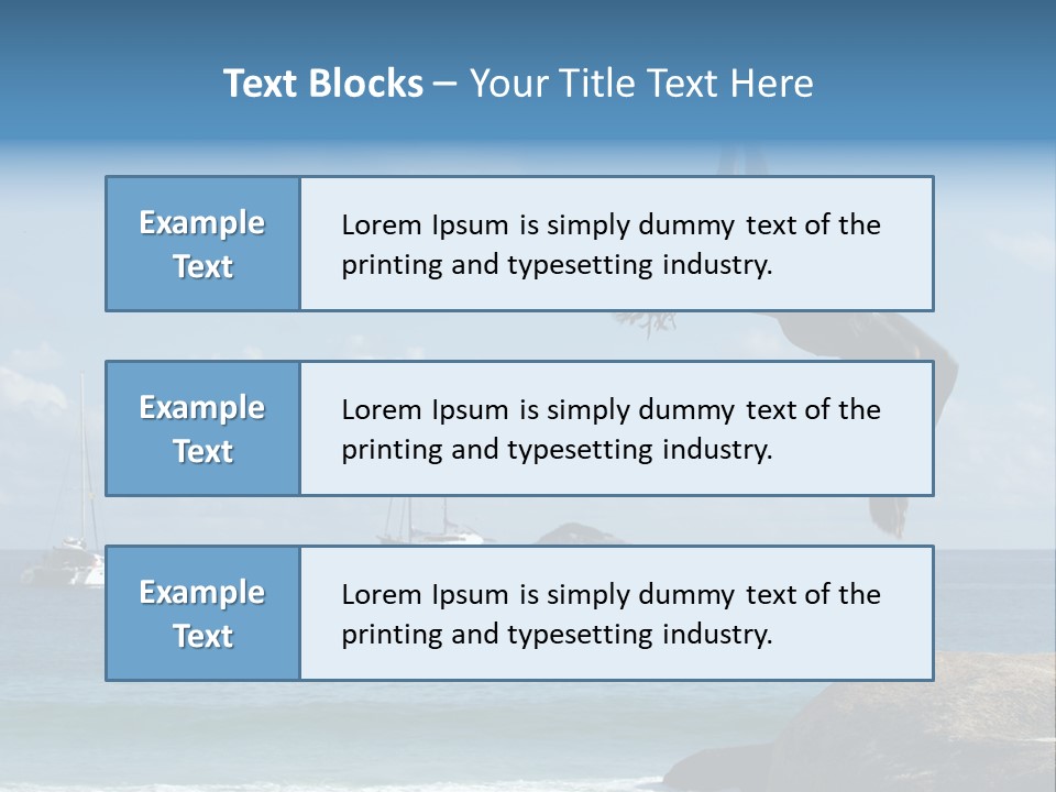 The Local Resident Of Islands, Steven PowerPoint Template