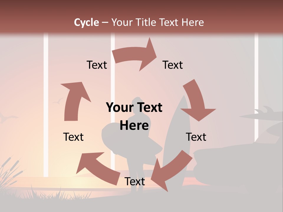 A Man Holding A Surfboard Standing Next To A Car PowerPoint Template