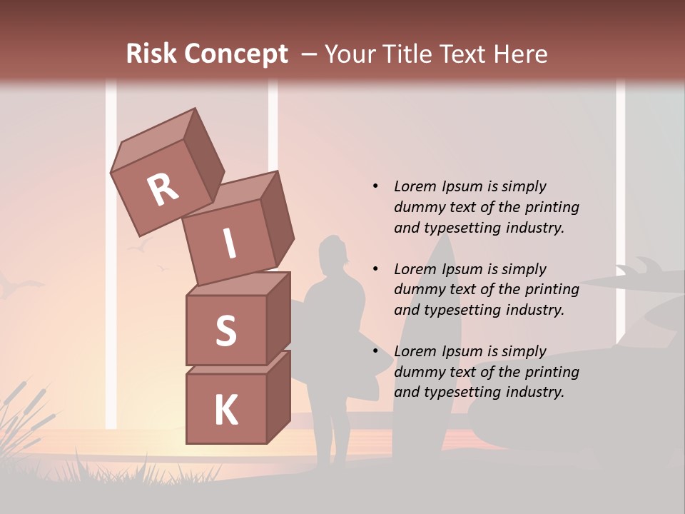 A Man Holding A Surfboard Standing Next To A Car PowerPoint Template