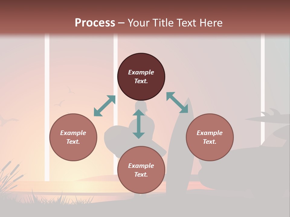 A Man Holding A Surfboard Standing Next To A Car PowerPoint Template