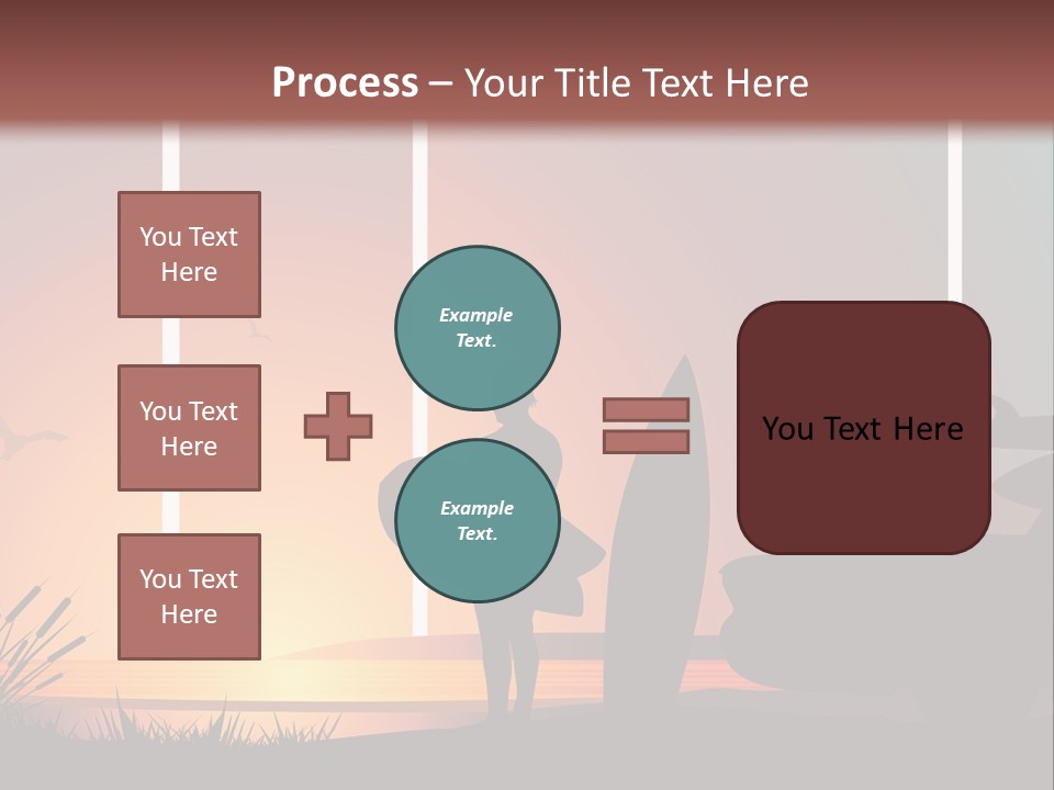 A Man Holding A Surfboard Standing Next To A Car PowerPoint Template