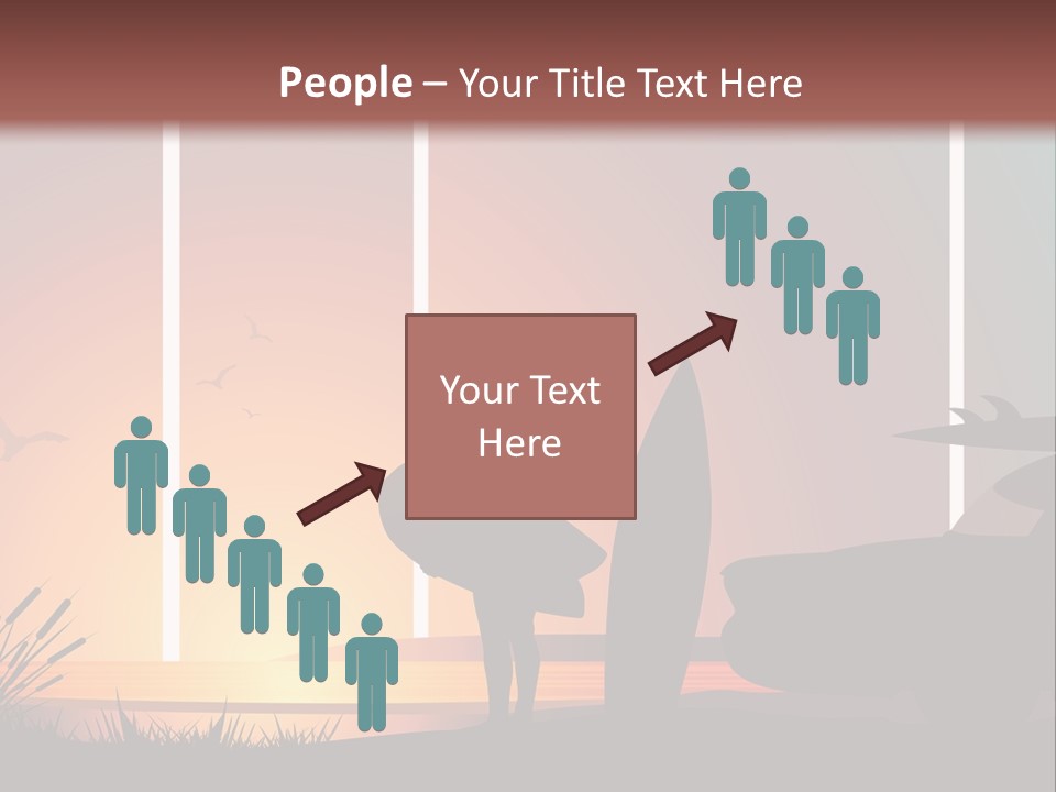 A Man Holding A Surfboard Standing Next To A Car PowerPoint Template