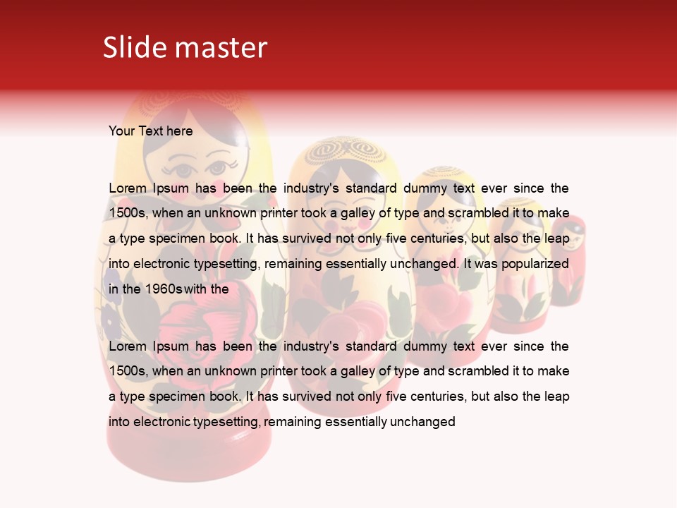 Russian Toys PowerPoint Template