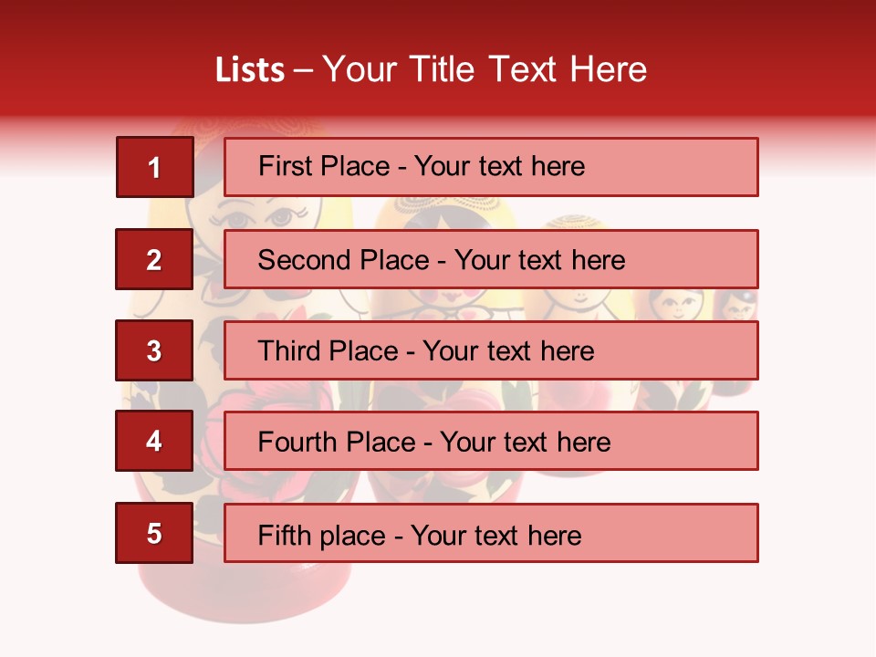 Russian Toys PowerPoint Template